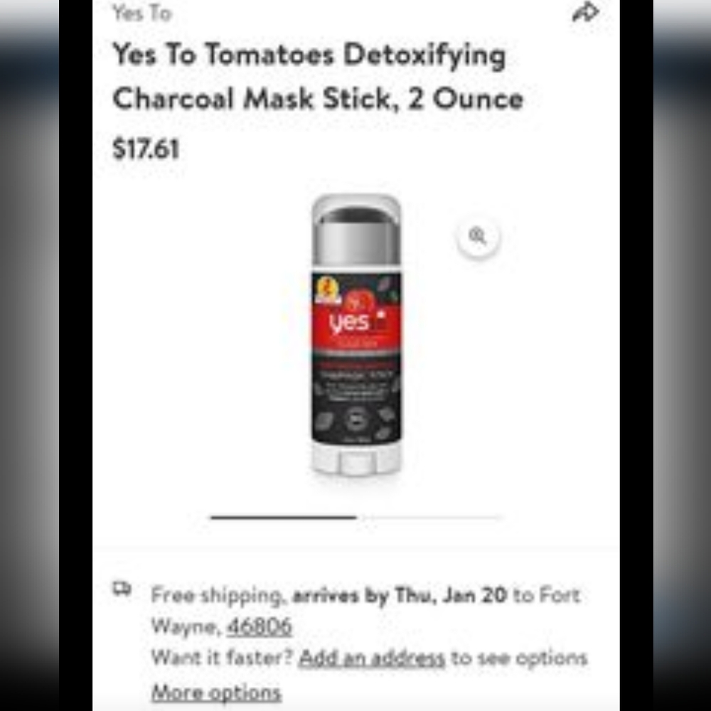 Brand New Yes to Tomatoes Mask Stick